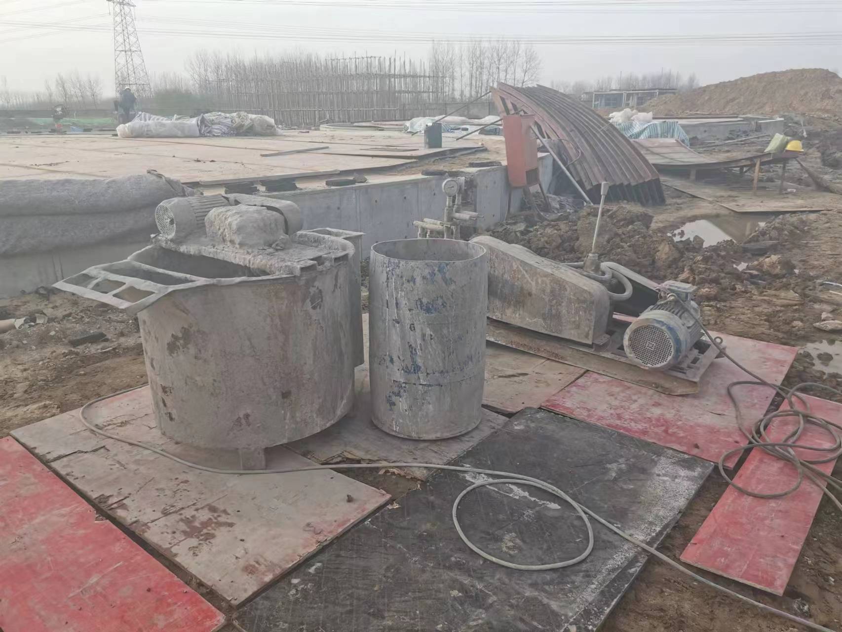 白玉设备基础注浆